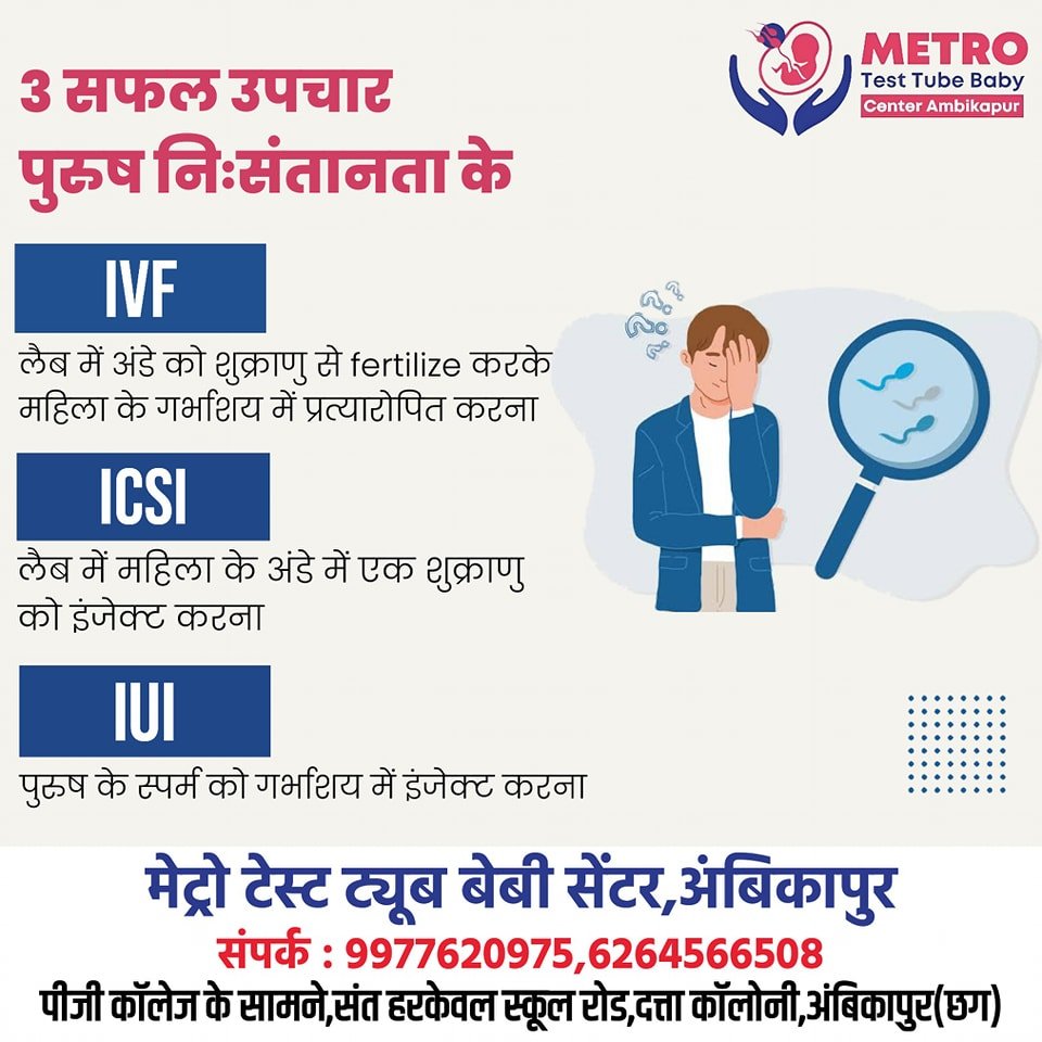 IVF Important Tips | Metro IVF Ambikapur