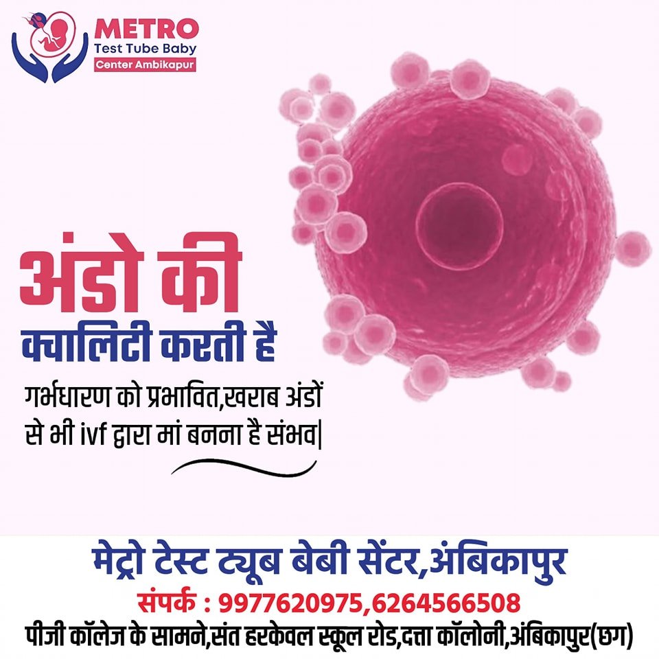 IVF Important Tips | Metro IVF Ambikapur
